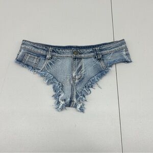 Faith Frayed Denim Shorts size XL